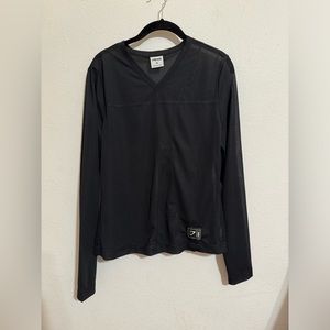 Gymshark long sleeve mesh-black